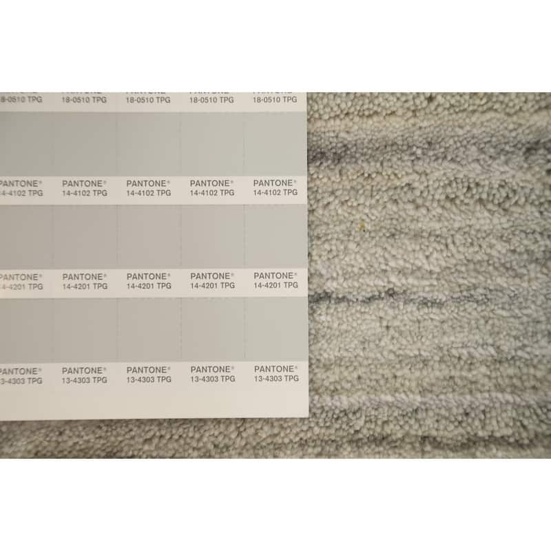 Hand Knotted Oriental Viscose Silk Carpet Tribal Animal Pictorial Beige & Ivories Gabbeh Area Rug - 11' 9'' X 8' 10''