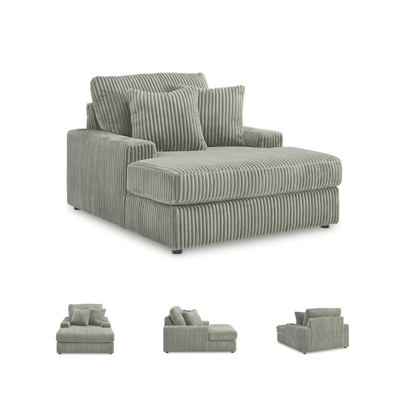 Signature Design by Ashley Lindyn Chaise - 51"W x 64"D x 40"H