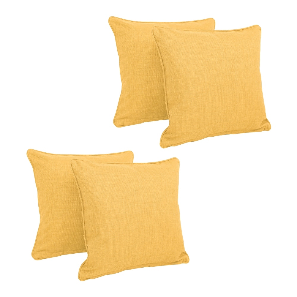 Blazing Needles 18-inch Accent Throw Pillows (Set of 4)