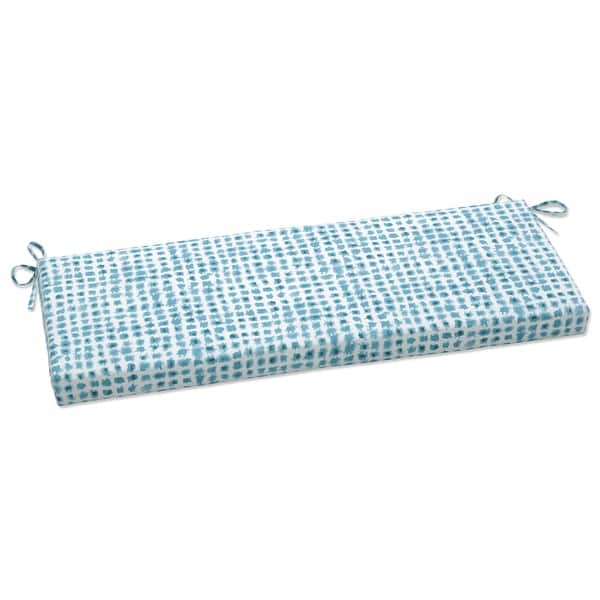 Pillow Perfect Outdoor Indoor Alauda Teal Bench Cushion 45 X 18 X 3 Overstock 31934300
