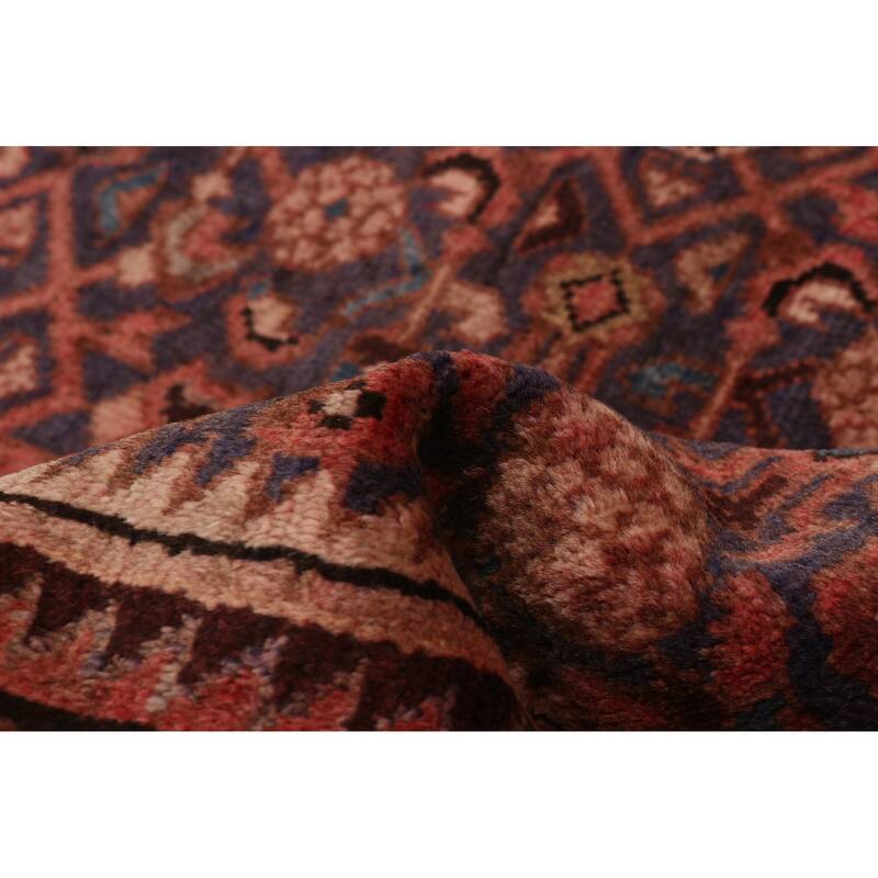 ECARPETGALLERY Hand-knotted Andelz Navy Wool Rug - 5'2 x 10'4