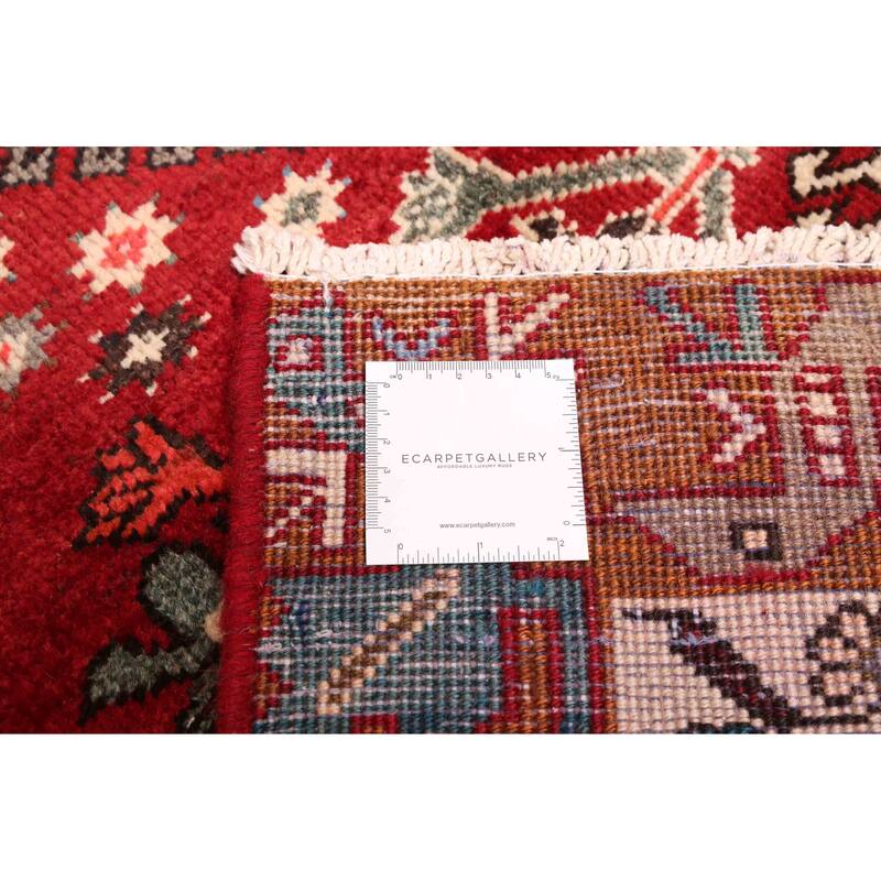 ECARPETGALLERY Hand-knotted Konya Anatolian Red Wool Rug - 4'9 x 9'4