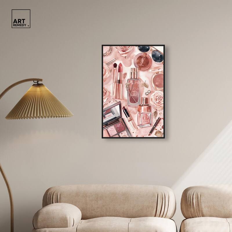 Glam Sparkle Lay Out Canvas by Art Remedy