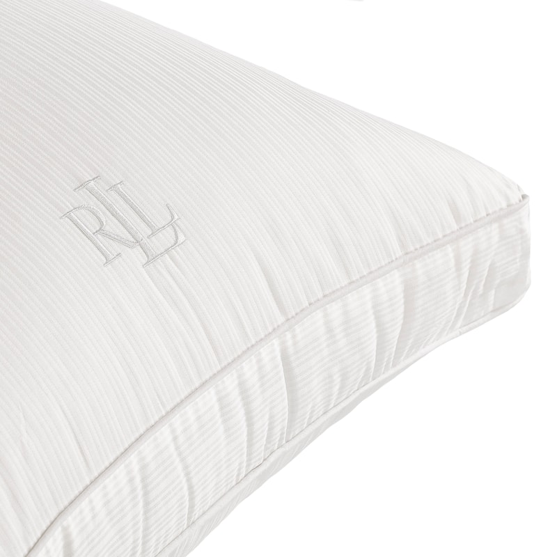 Lauren Ralph Lauren Won't Go Flat Bed Pillows 2 Pack - White