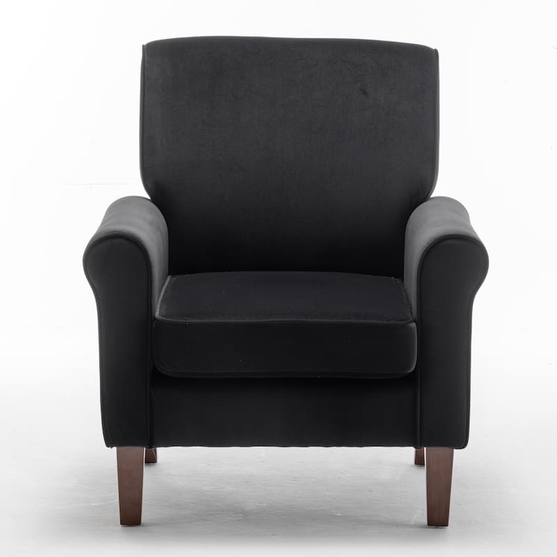 Traditional Rolled Arm Living Room Armchair