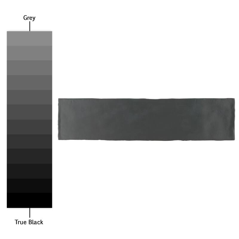 Merola Tile Chester Matte Nero 3" x 12" Ceramic Wall Tile