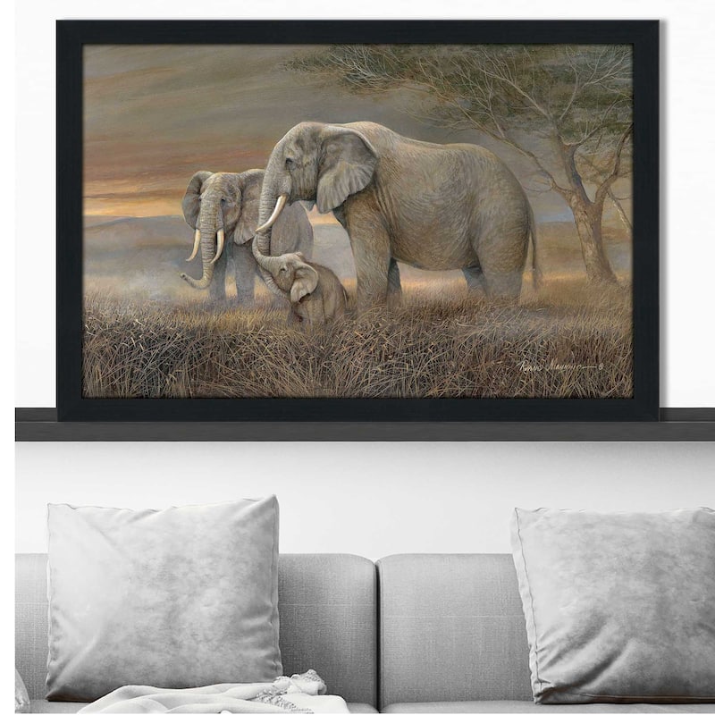 "Gentle Giants" by Ruane Manning Print on Acrylic