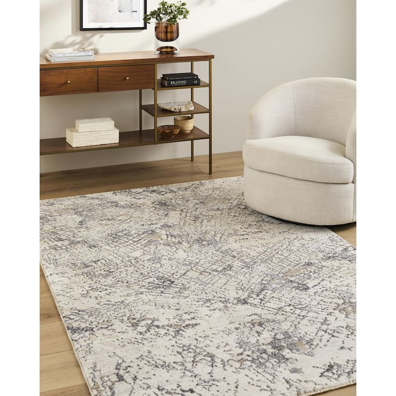 Livabliss Gakko Rustic Area Rug - Cream - 2'7" x 3'11"