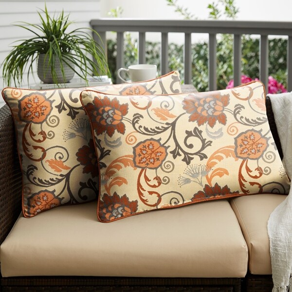 Rust outdoor pillows top