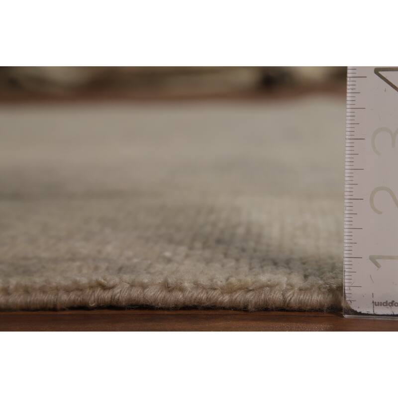 Moroccan Indian Area Rug Hand-Knotted Wool Carpet - 4'9" x 8'1"