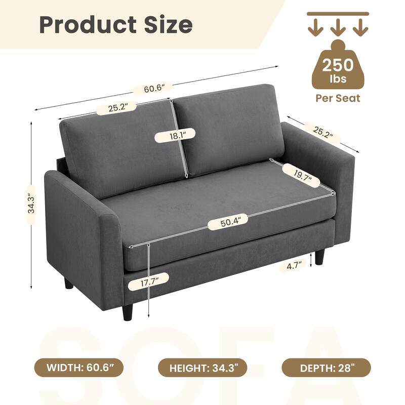 Snow Velvet Sectional Sofa