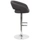 preview thumbnail 71 of 178, Vinyl Adjustable Height Barstool with Rounded Mid-Back