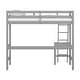 preview thumbnail 21 of 67, Hillsdale Caspian Wood Twin Loft Bed with Desk