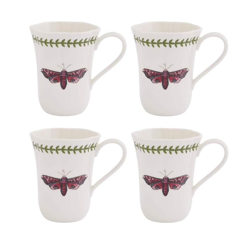Portmeirion Botanic Garden Lotus 14 oz Mug - 4 Piece