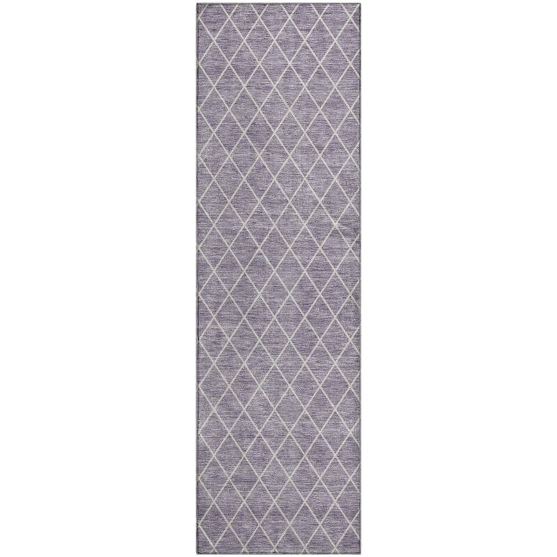 Premium Washable Super Soft Diamond Trellis Mayfield Rug