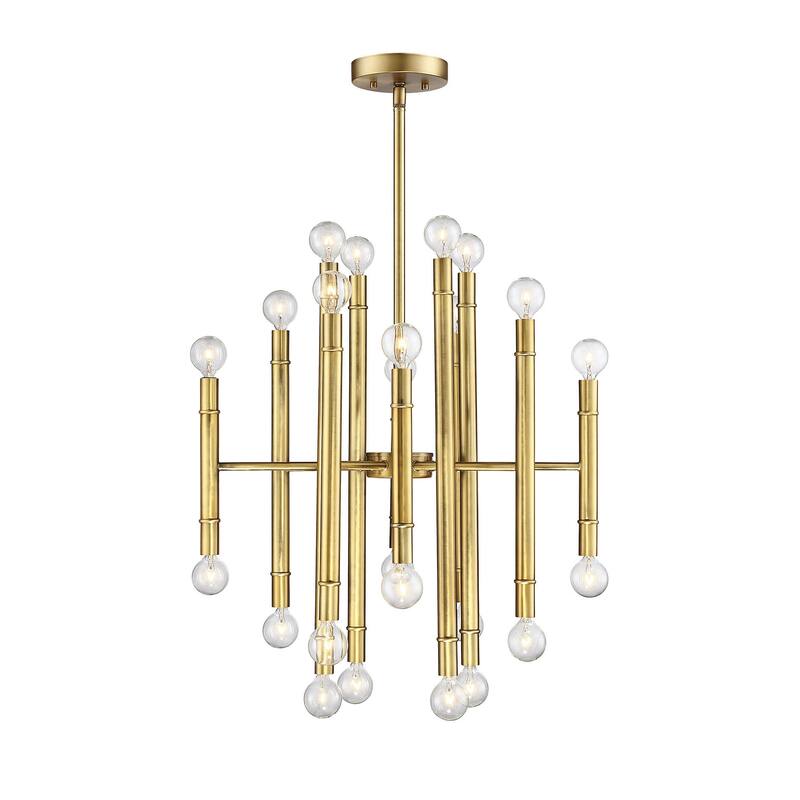 Meridian M10040 24 Light 22" Wide Chandelier