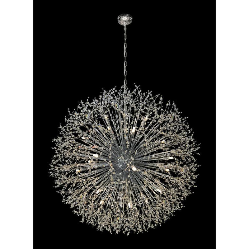 Starburst Chandelier 47" Wide Crystal Lighting Fixture