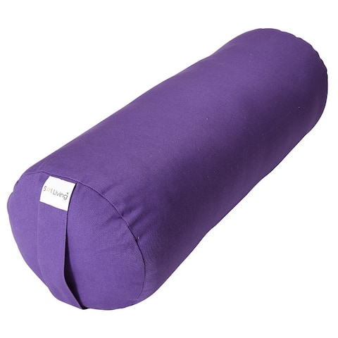 Sol Living Cylindrical Cotton Yoga Bolster