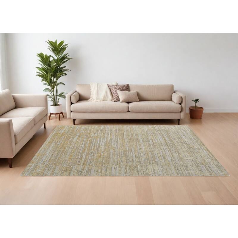 HomeRoots Abstract Modern Rectangle Area Rug - 120.00 in. x 96.00 in. x 0.39 in. - 120.00 in. x 96.00 in.  x 0.39 in.