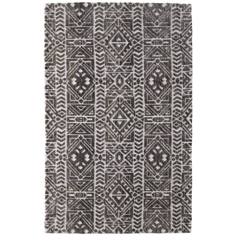 Grand Bazaar Oliena Machine Made Southwestern Modern Area Rug - 5' x 8' - Brown/Taupe/Ivory