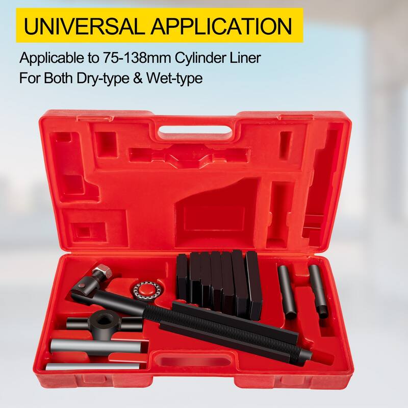 UIMOSO Liner Puller Cylinder Liner Puller, Diesel Engines Liner Puller Tool, Both Dry-Type and Wet-Type - 75 mm-138 mm