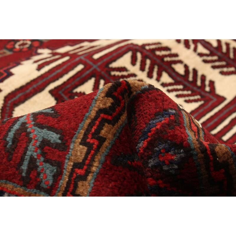 ECARPETGALLERY Hand-knotted Konya Anatolian Red Wool Rug - 3'9 x 9'10