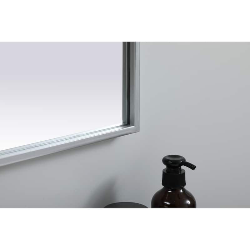 Elegant Lighting MR1A2736 Ayra 27" W x 36" H Modern Arched Bathroom