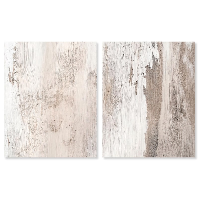 Striated Texture III Canvas Set of 2 by Art Remedy, Gallery Wrapped - 24" x 30"