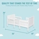 preview thumbnail 2 of 5, Dream On Me Hudson 3 in 1 Convertible Toddler Bed White