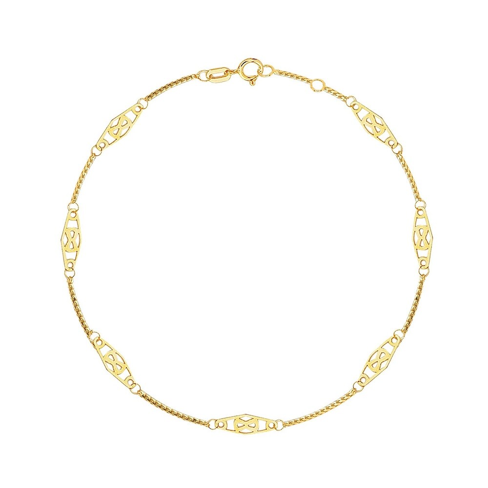 gold ankle bracelet argos