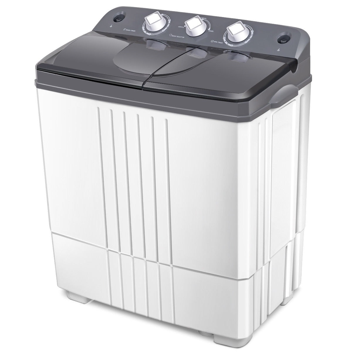 Gymax Full-Automatic Washing Machine Portable Compact Laundry