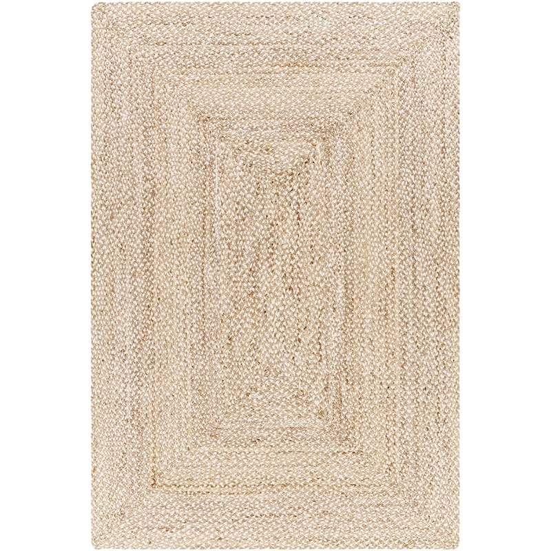 Jovan Farmhouse Jute Area Rug - Taupe - 2' 6" x 8'