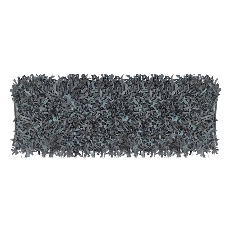 Leather Shaggy Living Room Rug Washable Area Rugs Non Slip Accent Rugs Soft Foldable Indoor Carpet Easy To Clean 2' x 6'