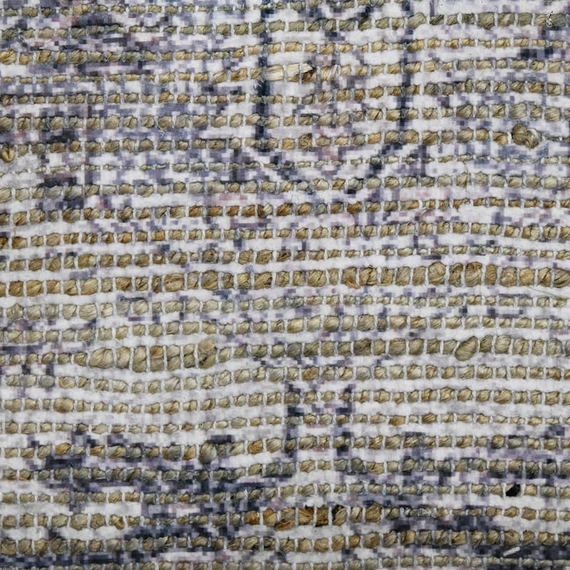 Carson Carrington Lugnslaven Grey/Pink Jute Blend Flatweave Area Rug
