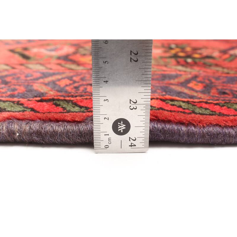 ECARPETGALLERY Hand-knotted Andelz Red Wool Rug - 3'11 x 6'9