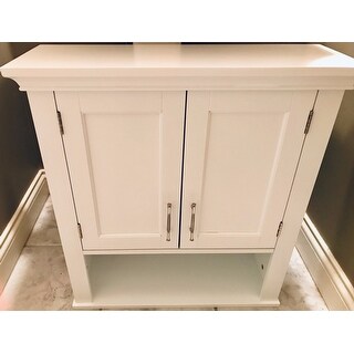 RiverRidge Somerset Collection Two-Door Wall Cabinet, White