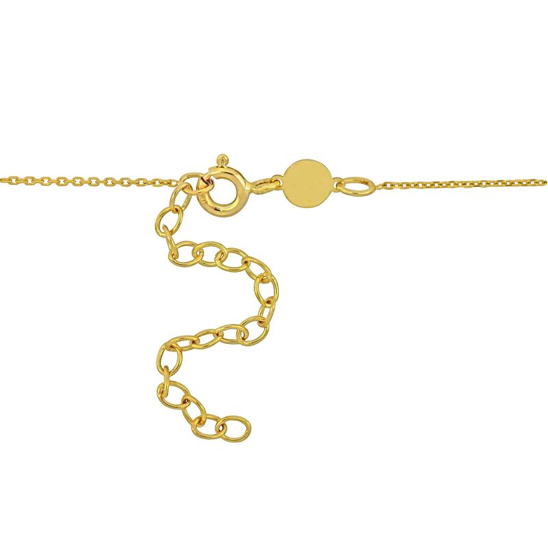 Miadora Pisces Pendant with Chain & Spring Ring Clasp in 10K Yellow Gold