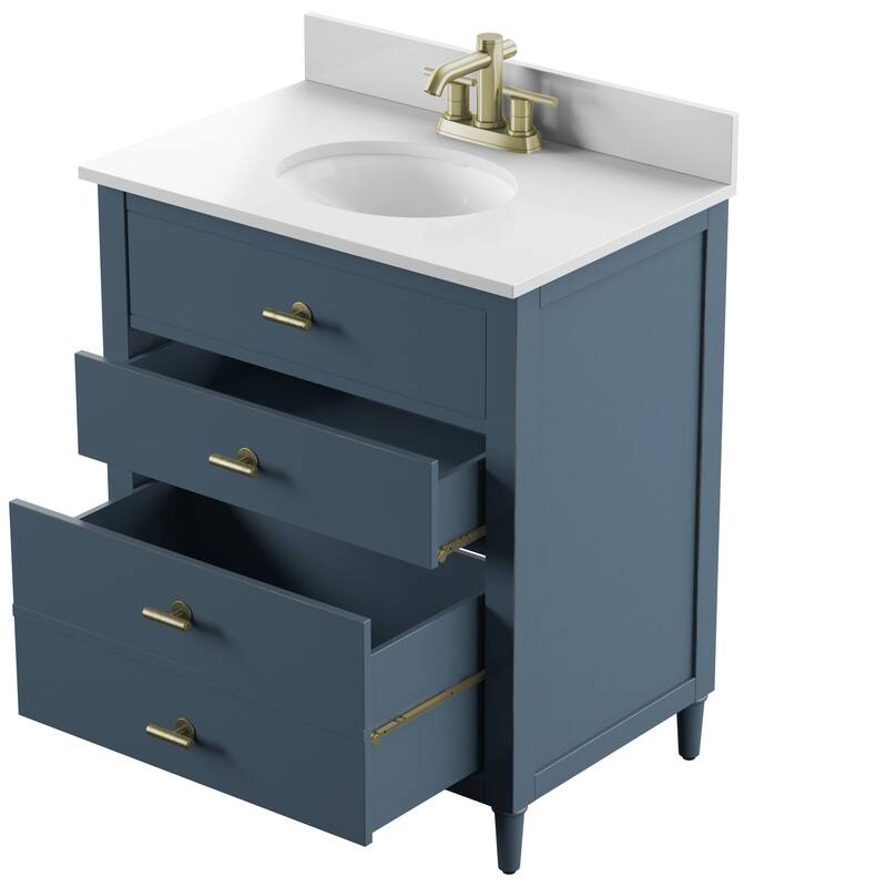 30" Single Bathroom Vanity with Drawers
