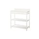 preview thumbnail 1 of 0, Emery 38" Wide Modern Style Wood Changer with Shelves/Pad, White