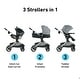 preview thumbnail 3 of 5, Graco Modes Nest DLX 3-in-1 Travel System, Raven - N/A