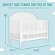 preview thumbnail 3 of 3, Dream On Me Milton 5 in 1 Convertible Crib made with Sustainable New Zealand Pinewood - White