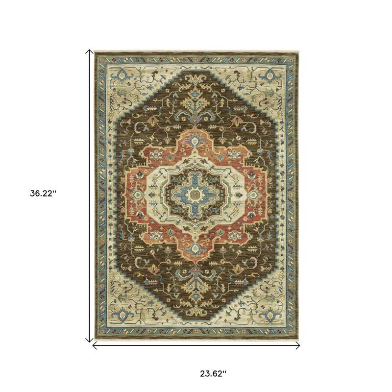 HomeRootsOriental Traditional Rectangle Area Rug