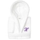 preview thumbnail 72 of 78, Sweet Kids 100% Polyester SUPER PLUSH Double Brushed Hooded Bathrobe with Purple Script Monogram X - Large