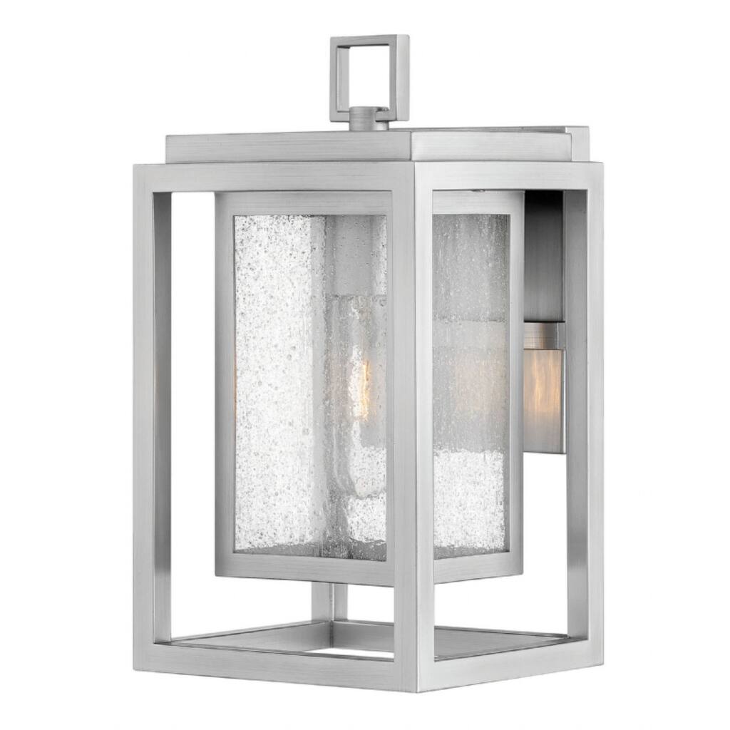 Hinkley Republic 1-Light Outdoor Wall Mount in Satin Nickel