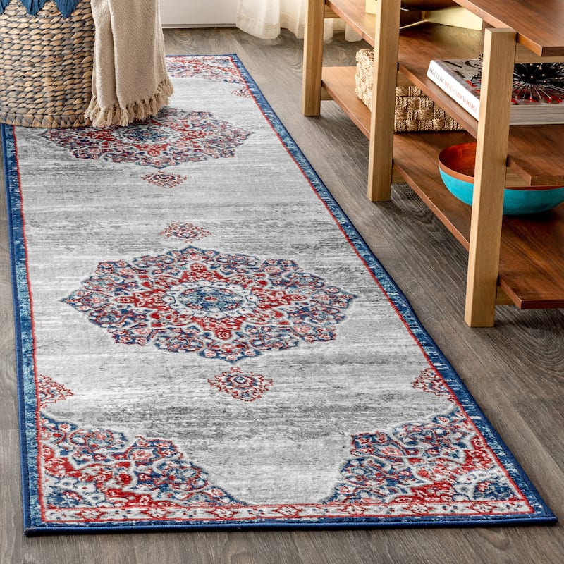 JONATHAN Y Traditional Persian Vintage Medallion Area Rug