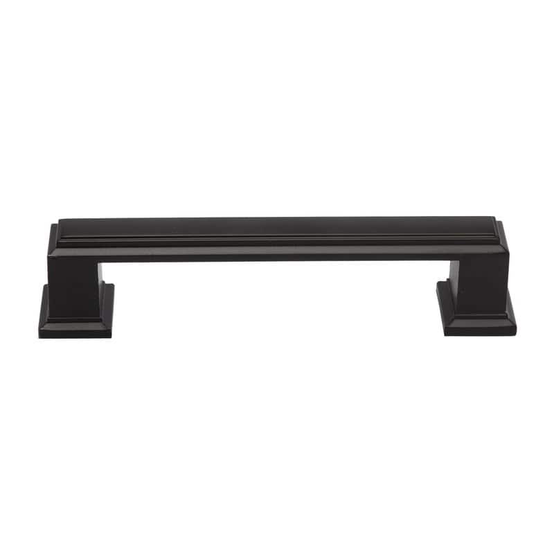 Utopia Alley Dover Pull Handle -Decorative Drawer Black Drop Pull Handles, 3.78" Center to Center