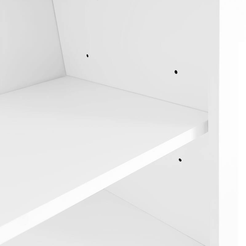 Rectangular Mudroom Hall Tree Storage Bench with Shoe Storage, Stylish Coat Rack Bench with Open Shelves for Entryway