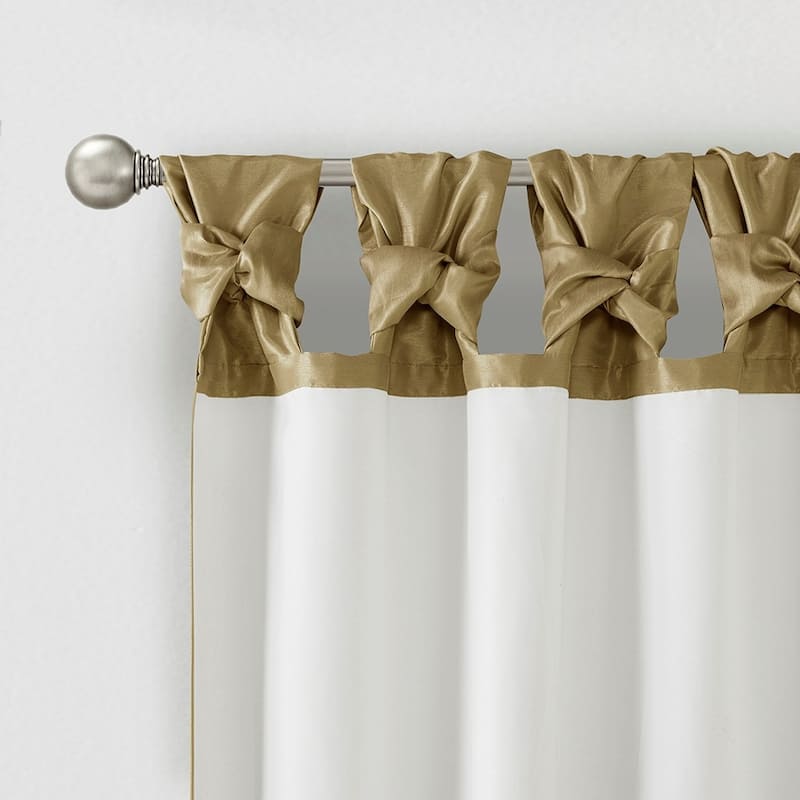 Tab Lined Window Curtain Panel 50x95"