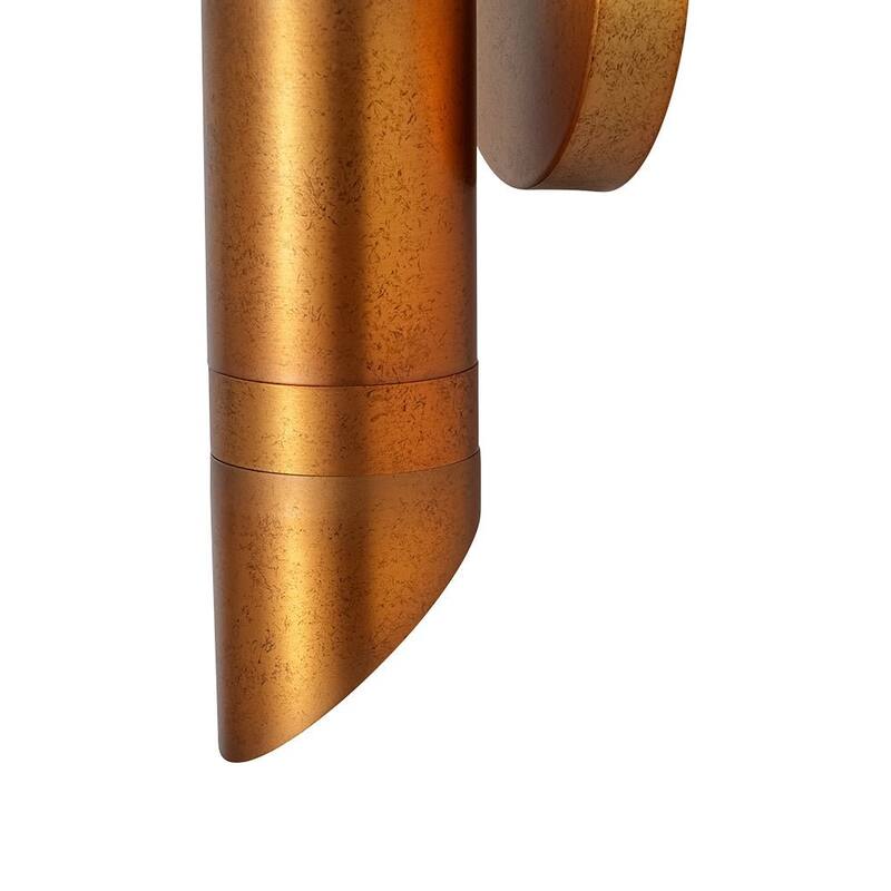 Industrial Rusty Brass Dimmable LED Adjustable Spotlight Track Light