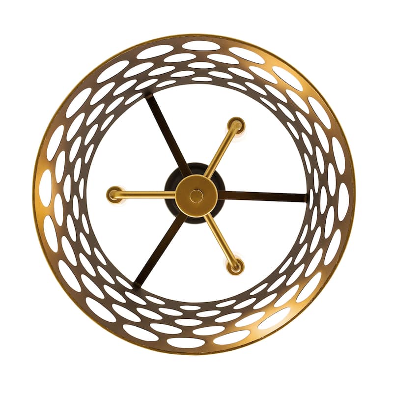 Varaluz Bailey 3-Light Semi-Flush Pendant